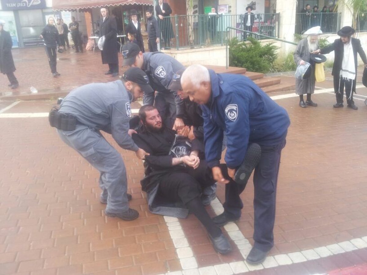 הפגנות סרבן ההתייצבות: ארבעה עוכבו לחקירה בבית שמש