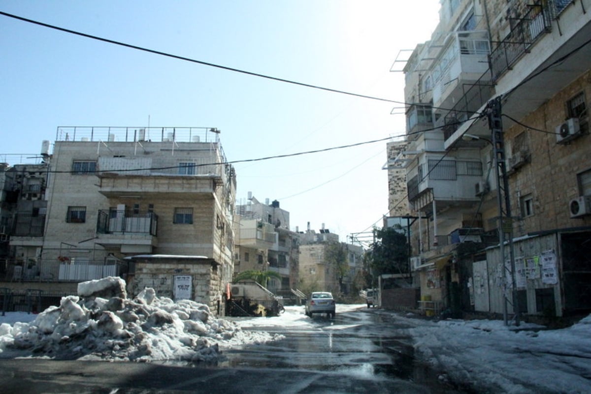 יצאנו לבדוק: עיריית ירושלים מפלה חרדים בפינוי השלג?