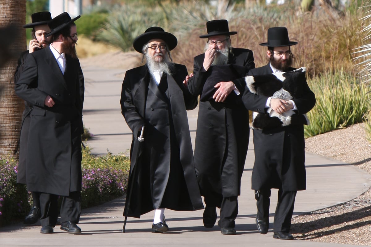 תמונות: האדמו"ר מסאטמר נופש בקליפוורניה