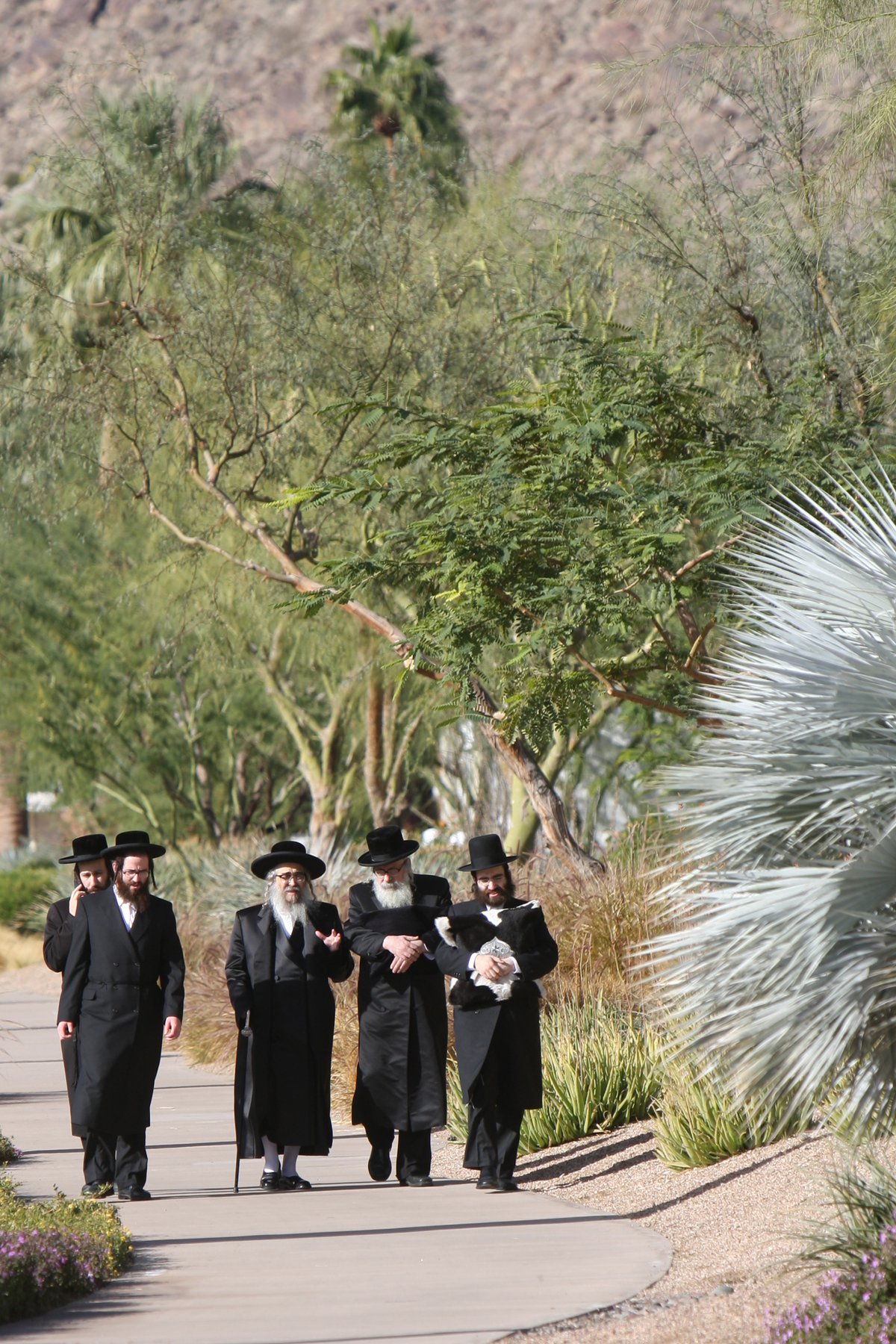 תמונות: האדמו"ר מסאטמר נופש בקליפוורניה