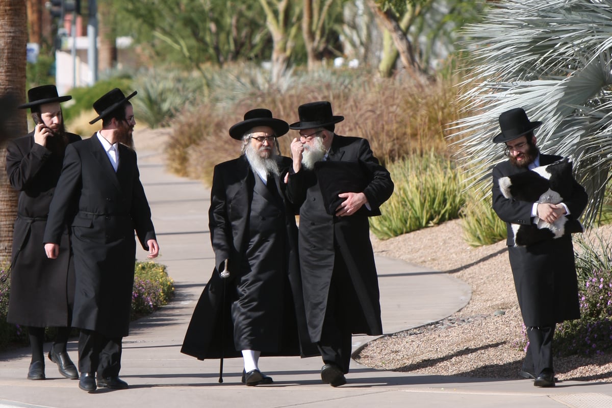 תמונות: האדמו"ר מסאטמר נופש בקליפוורניה