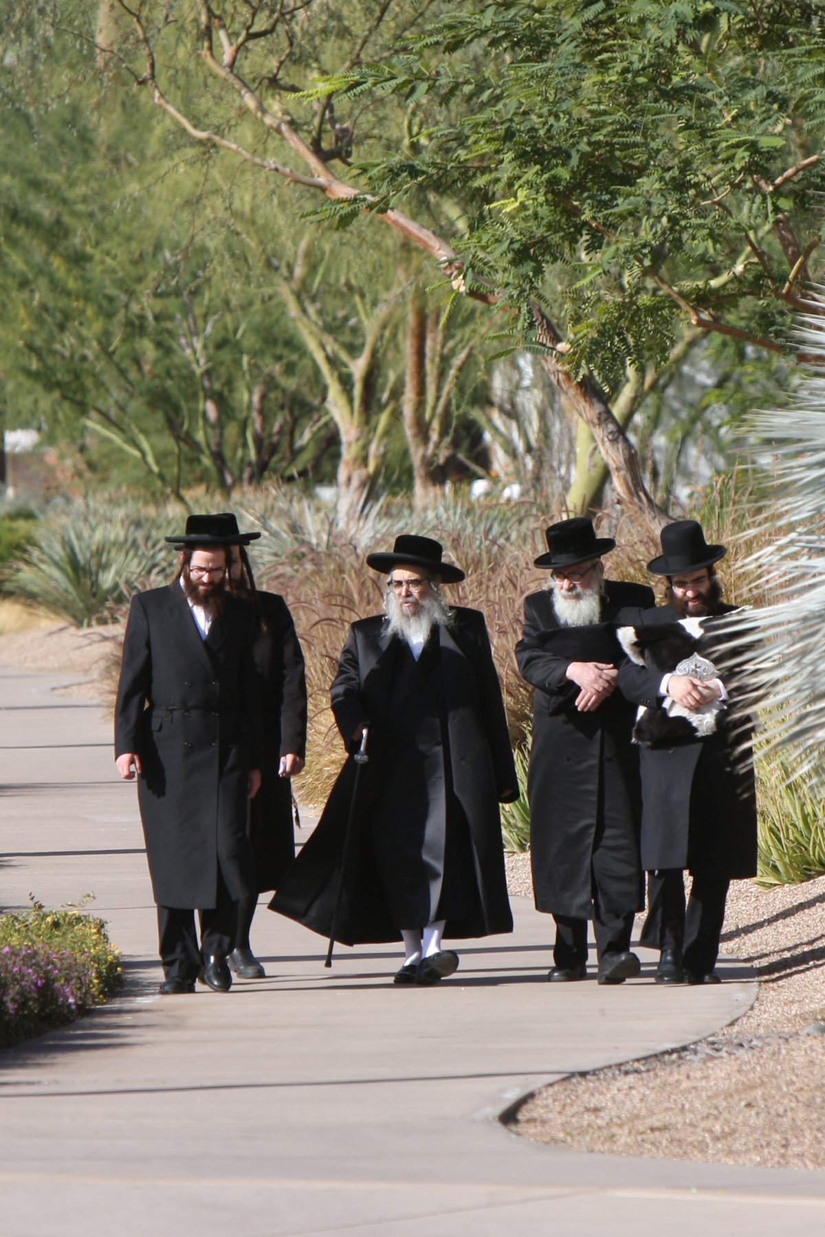 תמונות: האדמו"ר מסאטמר נופש בקליפוורניה