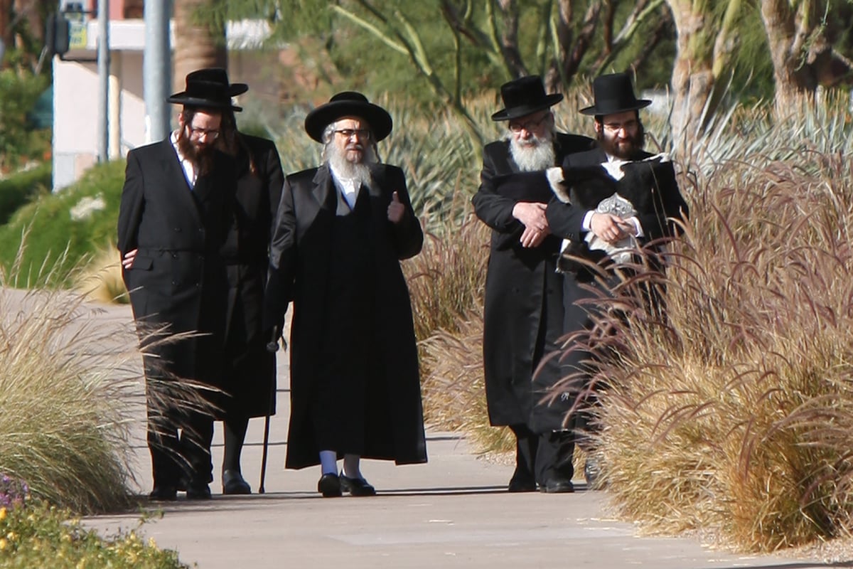 תמונות: האדמו"ר מסאטמר נופש בקליפוורניה