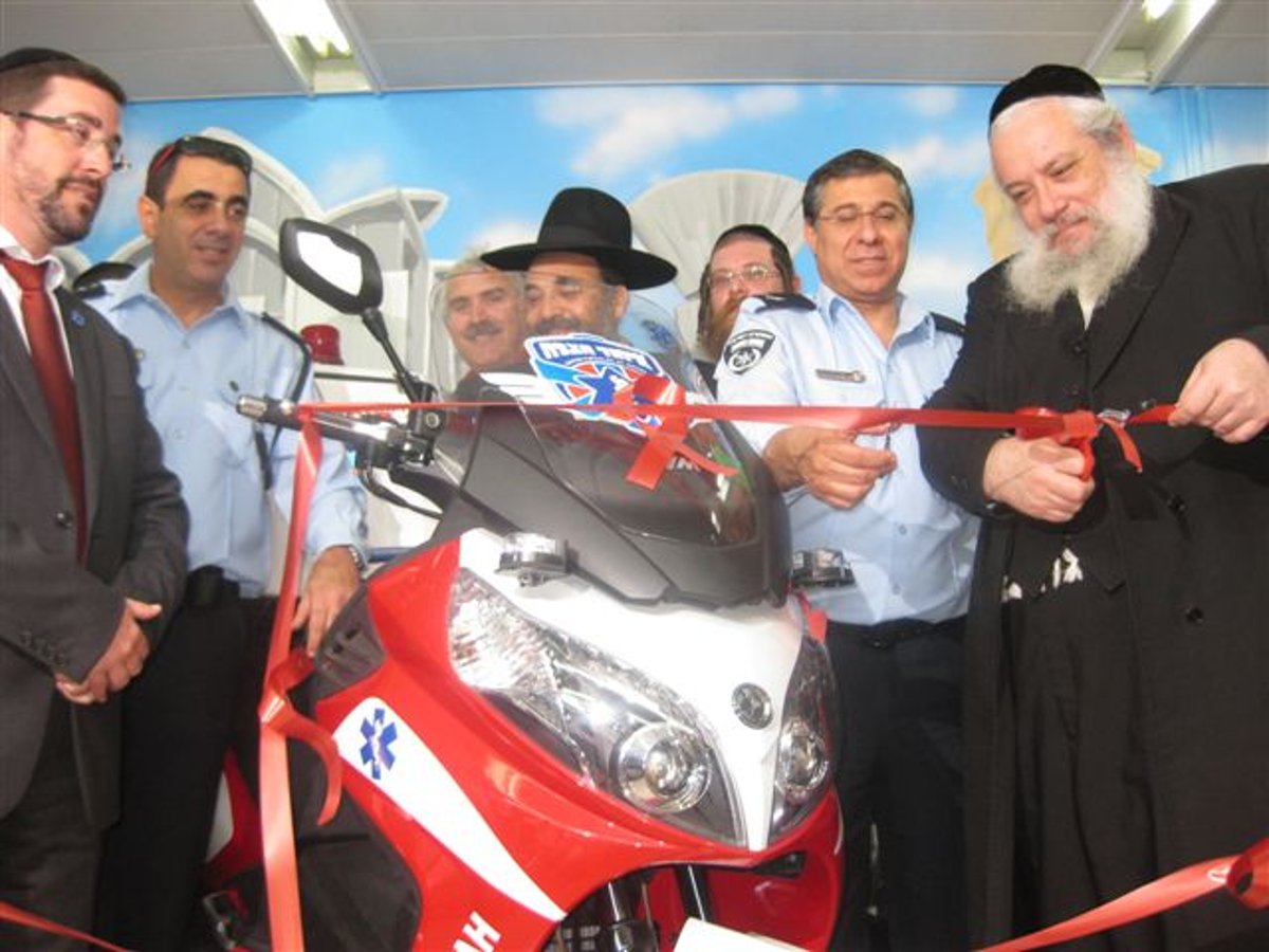 שלושה אופנולנסים חדשים נוספו בסניף 'איחוד הצלה' בני ברק
