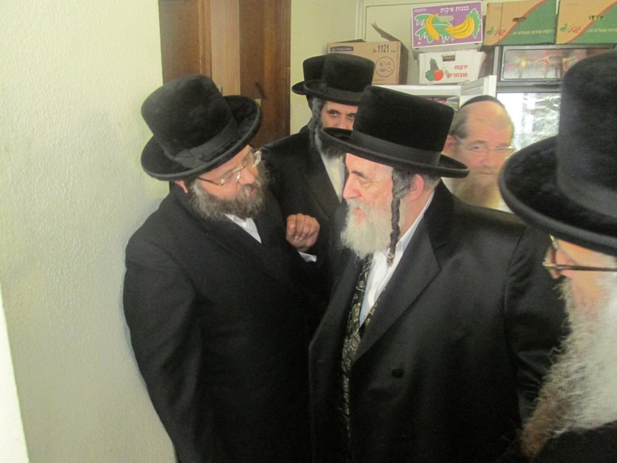 תיעוד: האדמו"ר מויז'ניץ ביקר בתל השומר