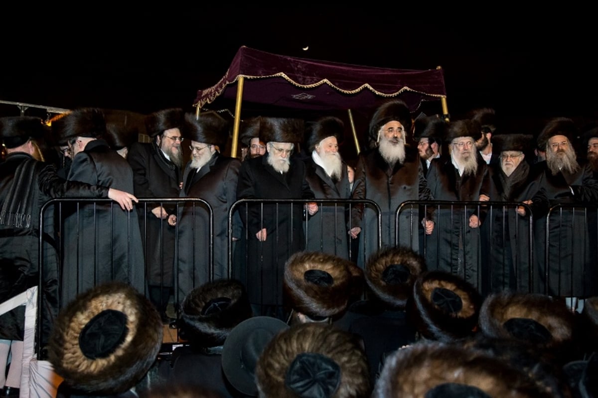 צפו בגלריה: שמחת נישואי בן האדמו"ר מדושינסקיא