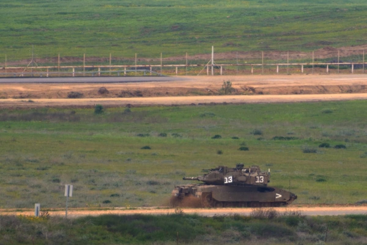 טנק צה"לי בגבול