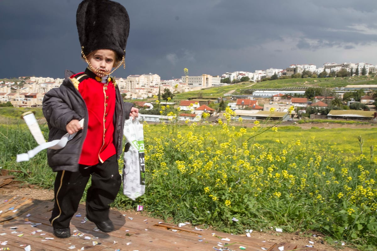 צפו בתיעוד מיוחד: בית שמש חוגגת פורים