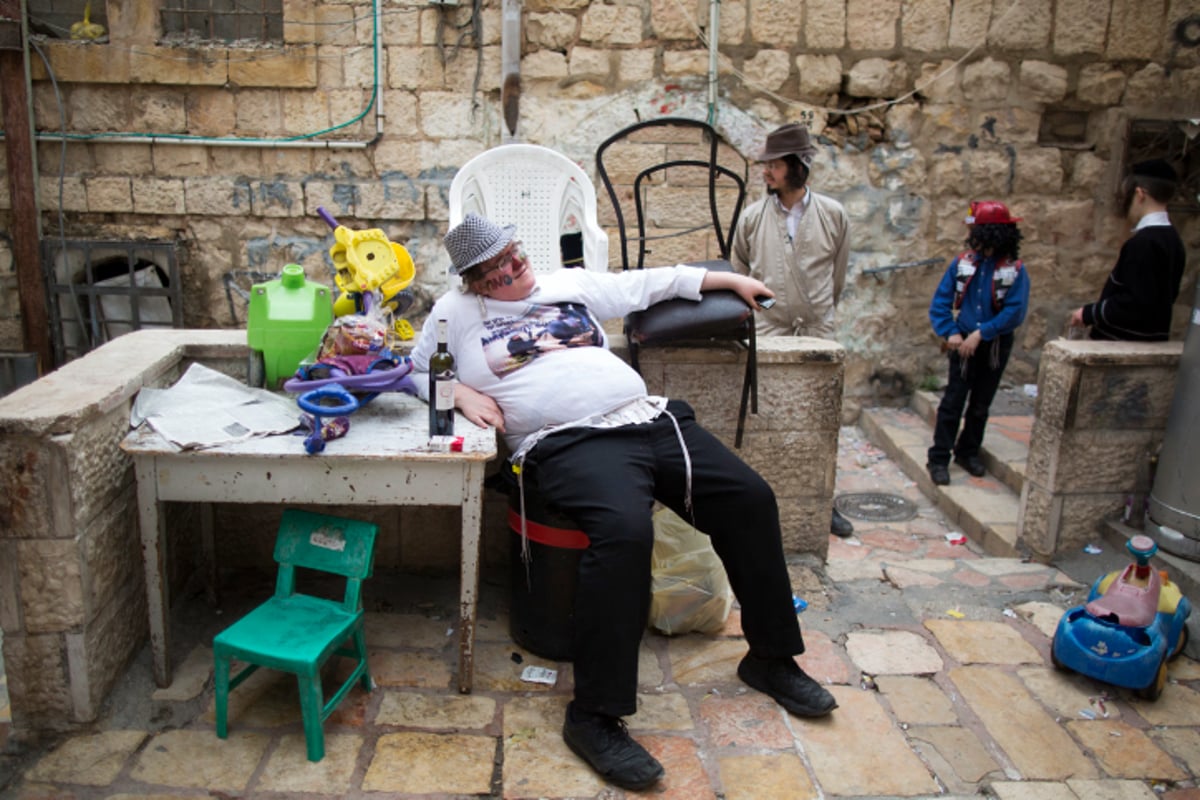 גלריה: שיכורים ברחובות ירושלים