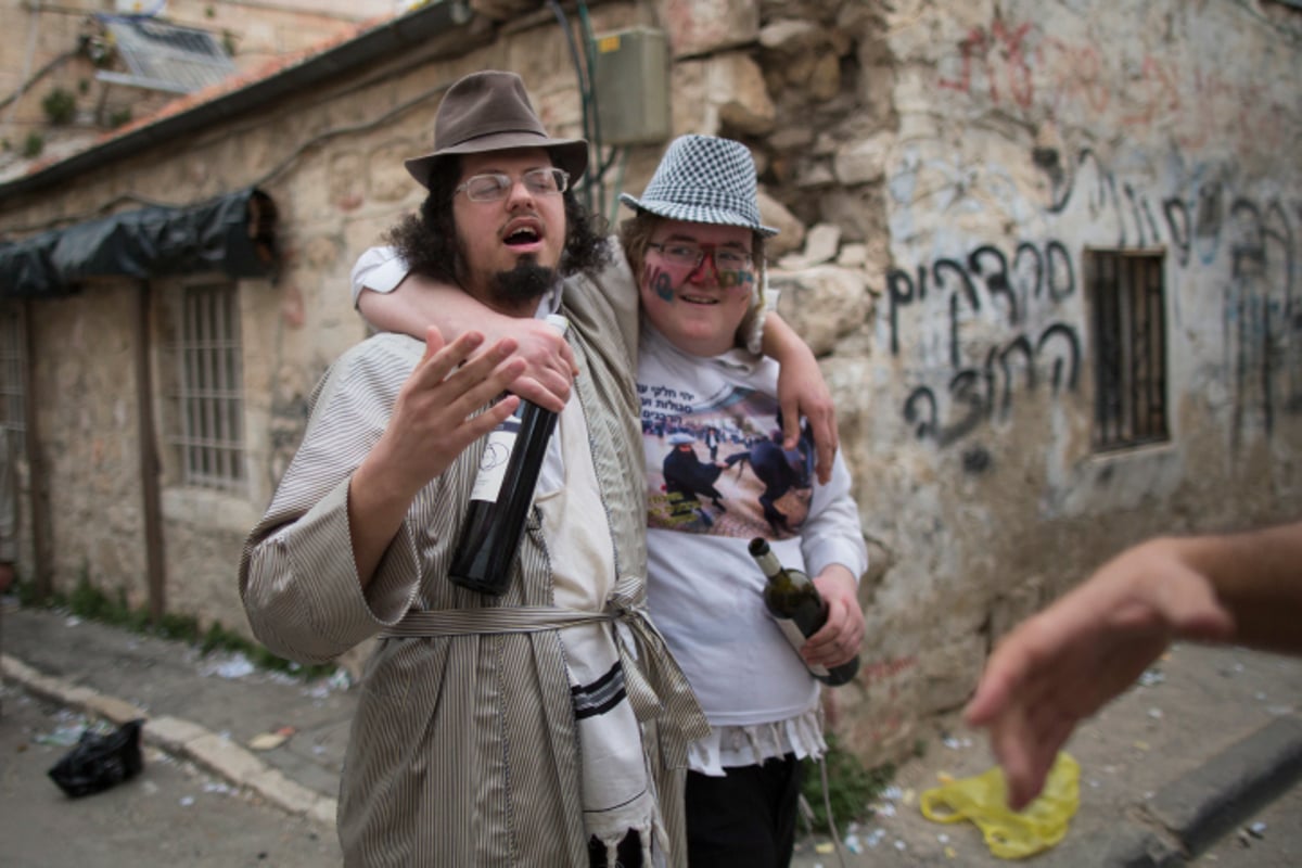 גלריה: שיכורים ברחובות ירושלים