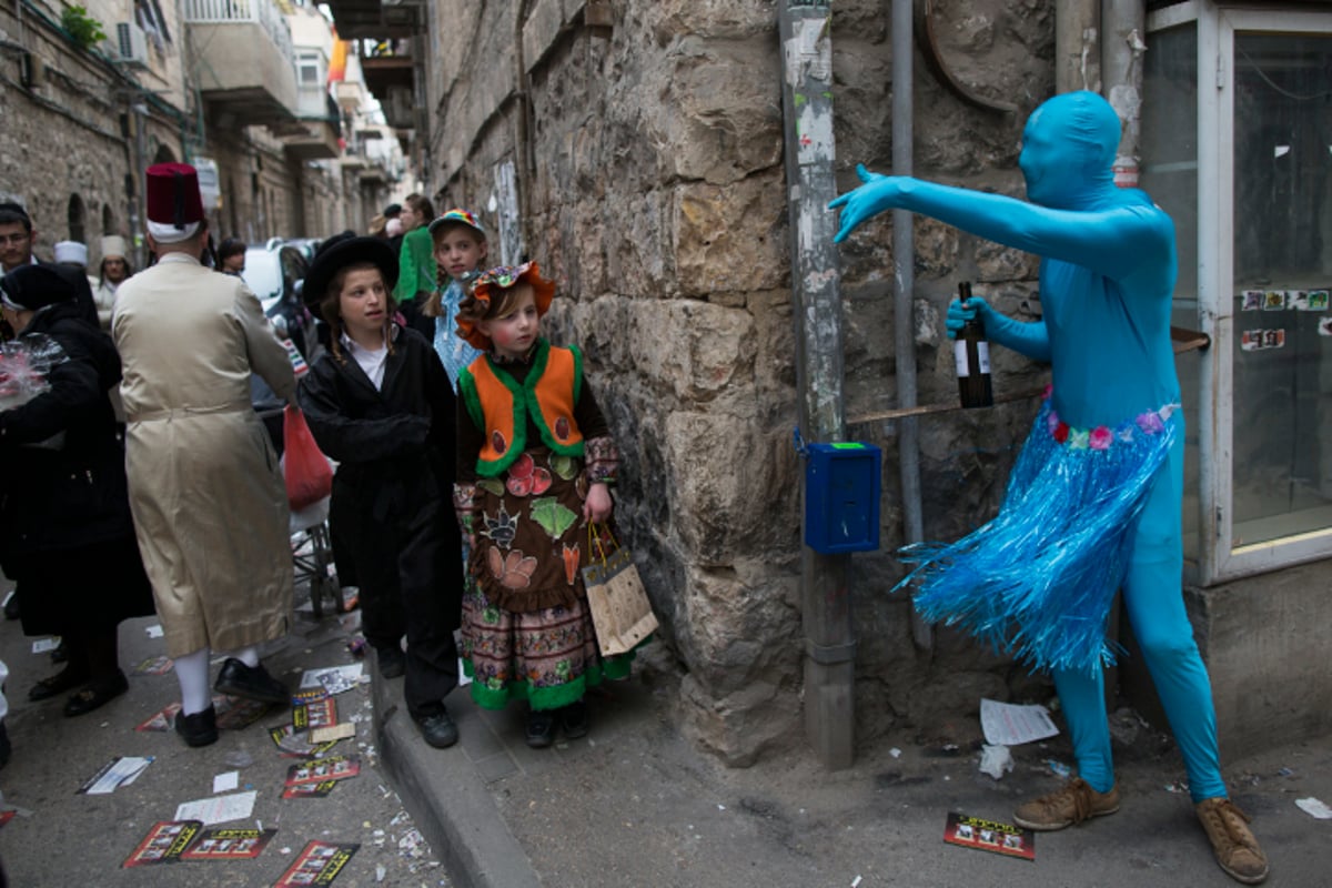 גלריה: שיכורים ברחובות ירושלים