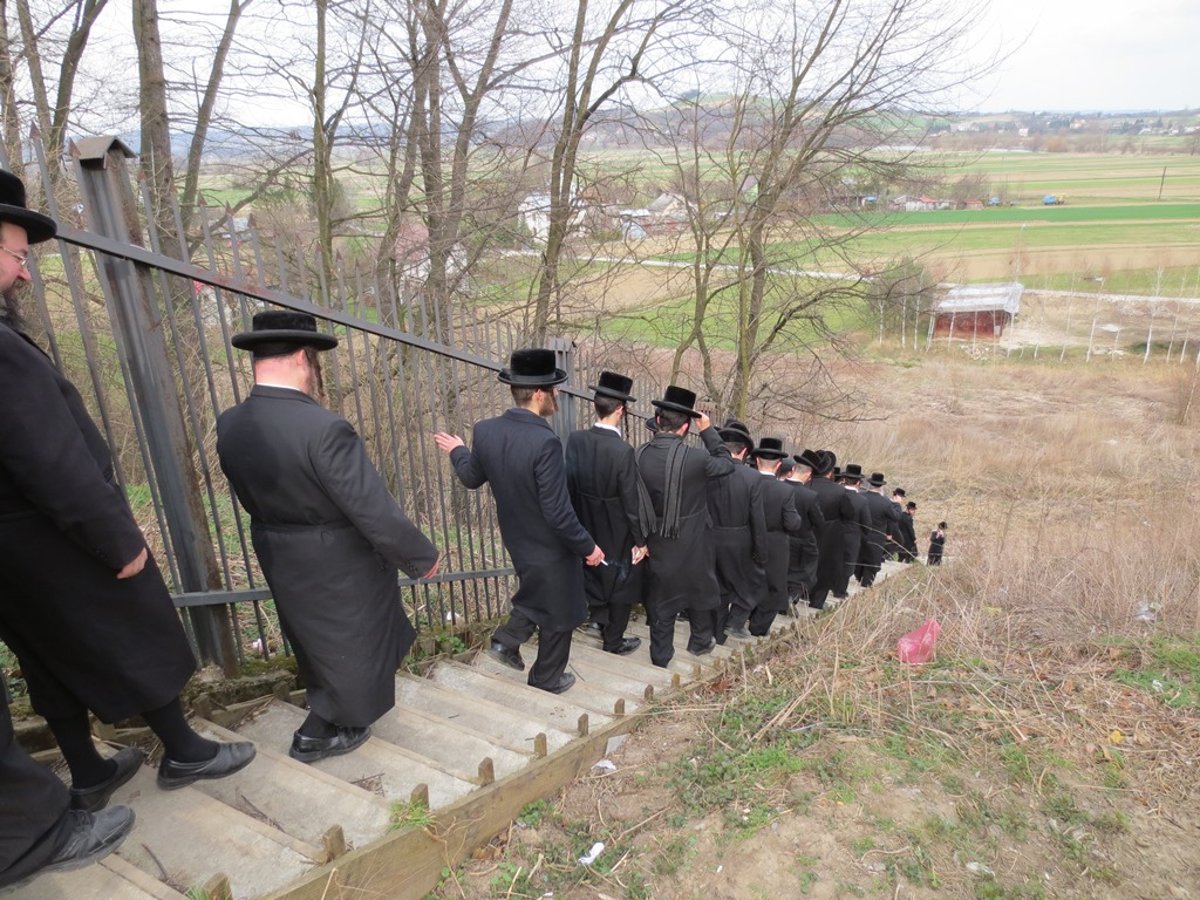 האדמו"ר מנדבורנה במסע לקברי אבות החסידות באירופה • תיעוד מקיף