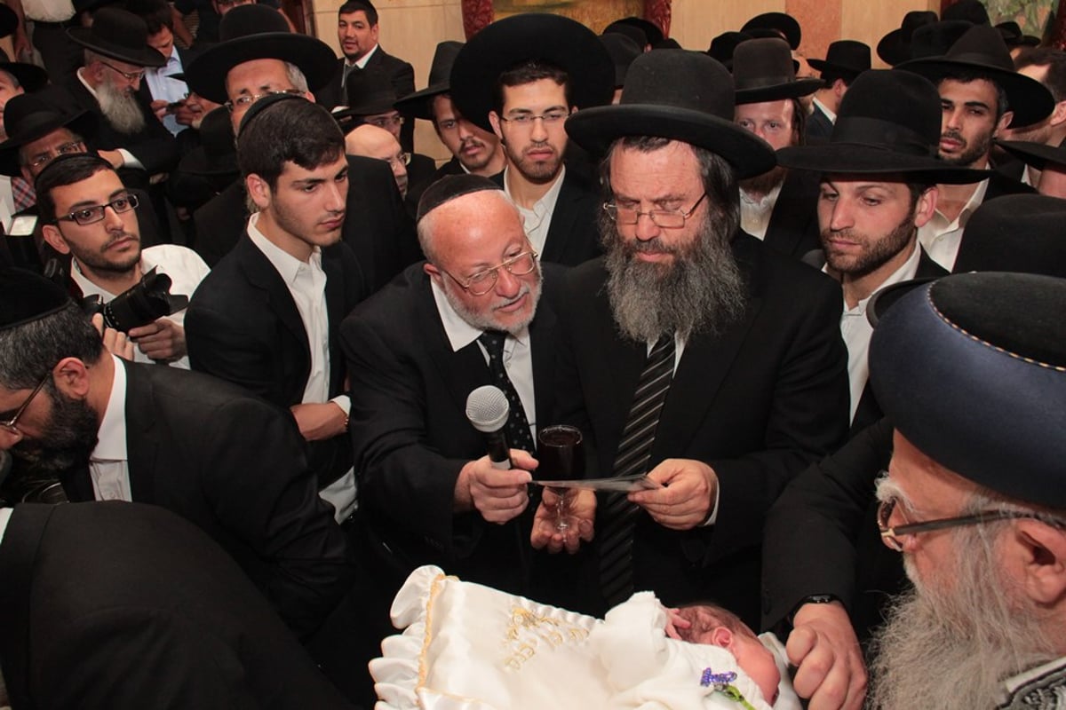 אריה דרעי חגג ברית לנכד, אלי ישי נעדר • תמונות