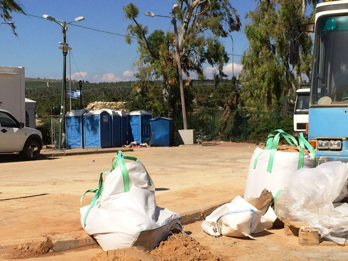 גלריה: הישוב מירון נערך לקראת ל"ג בעומר