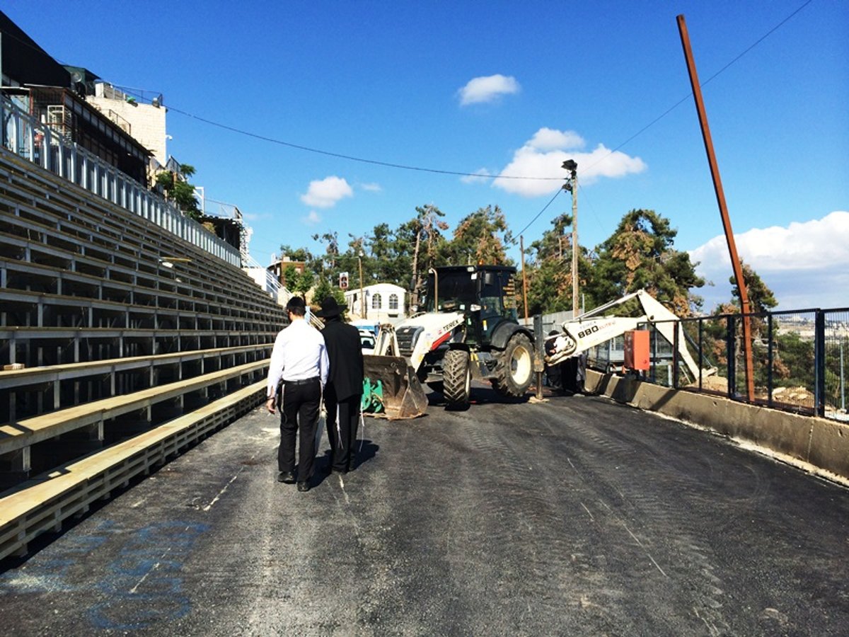 גלריה: הישוב מירון נערך לקראת ל"ג בעומר