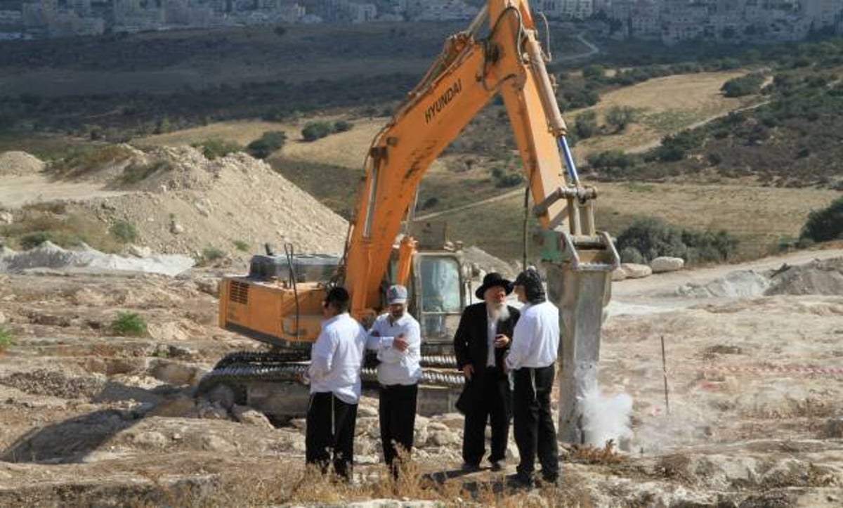 העבודות במתחם בבית שמש