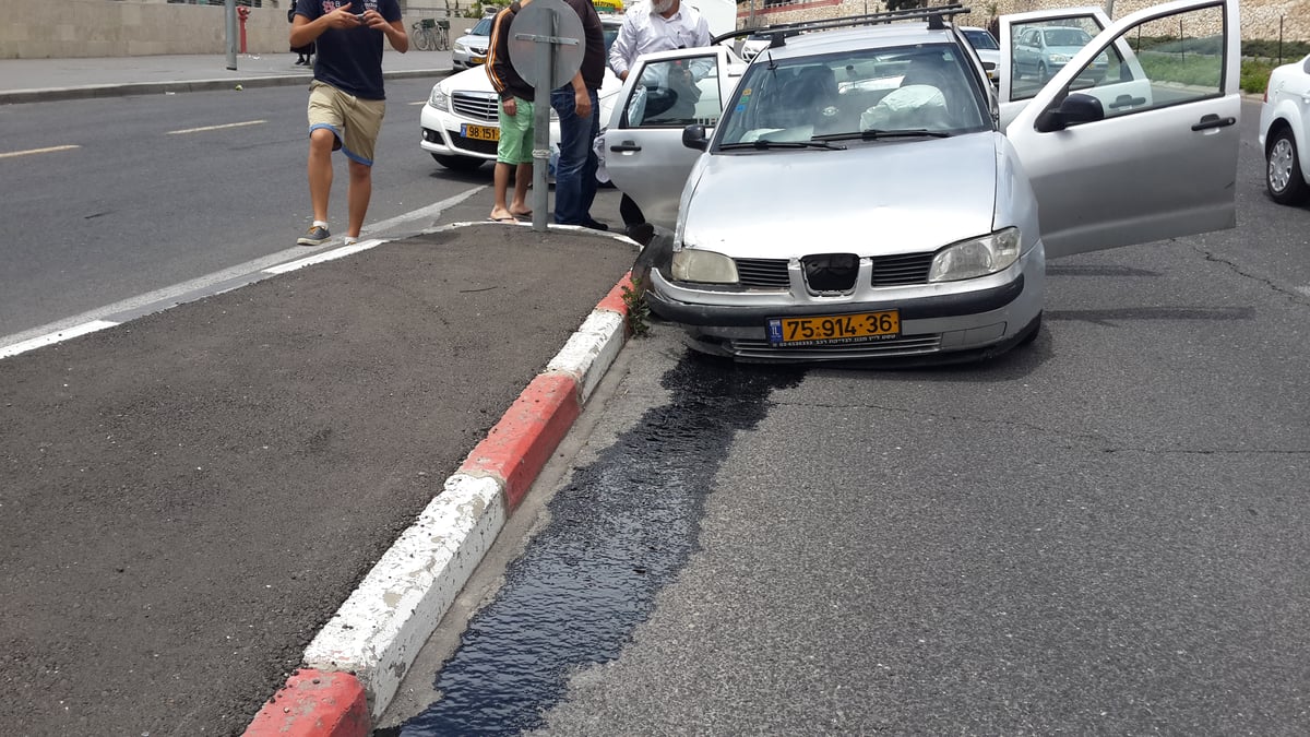 הרכב המשיך "בטיסה" עוד 20 מטרים מזירת התאונה