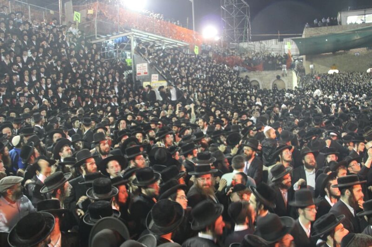 ההדלקה של האדמו"ר מתולדות אהרן  במירון • גלריה