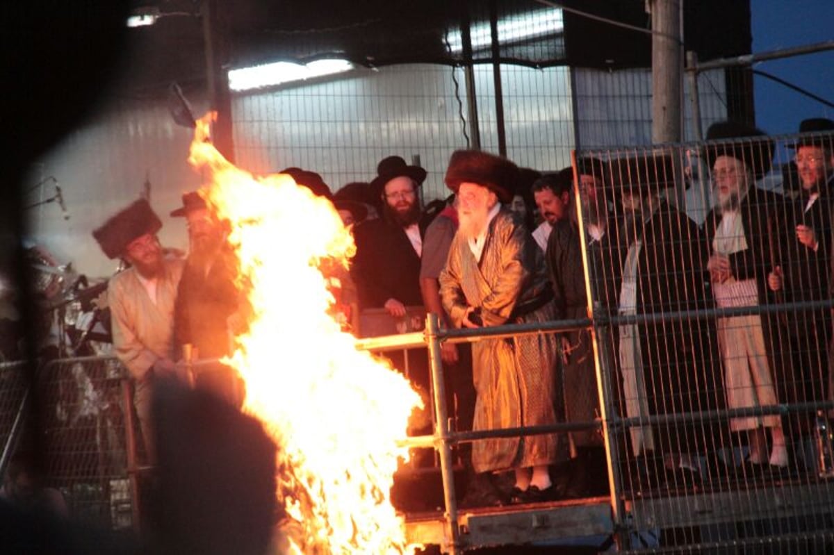 ההדלקה של האדמו"ר מתולדות אהרן  במירון • גלריה