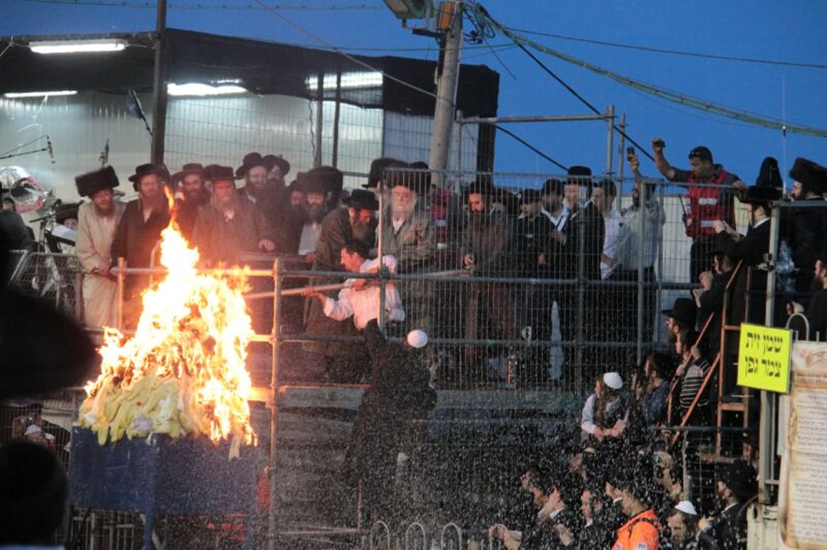 ההדלקה של האדמו"ר מתולדות אהרן  במירון • גלריה