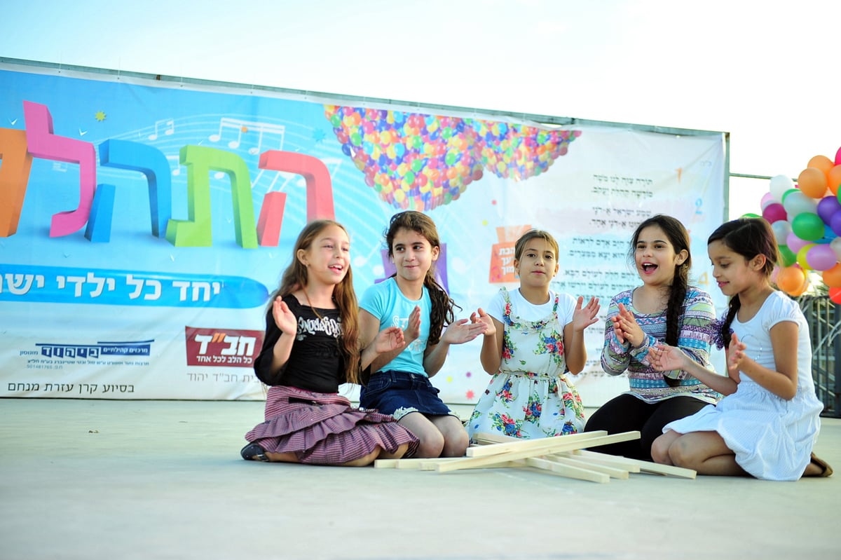 צפו בגלרית ענק: תהלוכת חב"ד בנתניה וביהוד