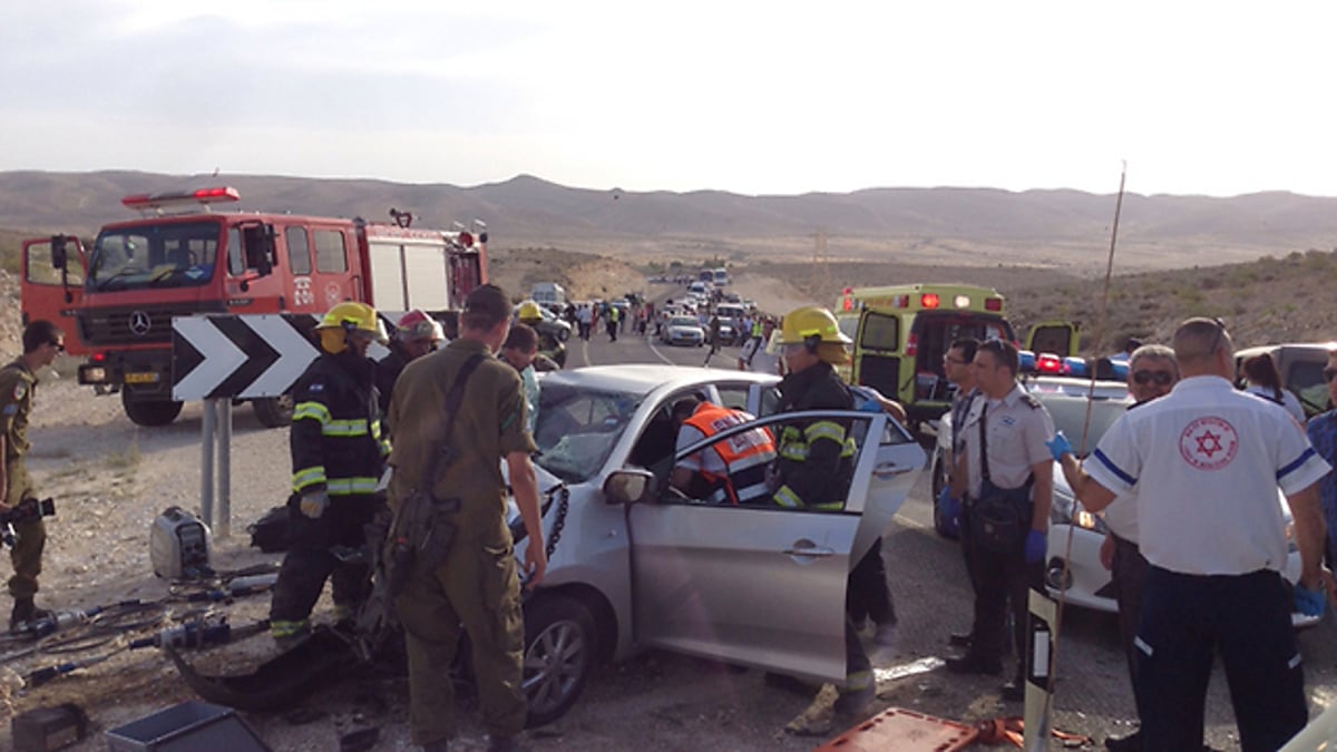 תיעוד: תאונת דרכים קטלנית בדרום