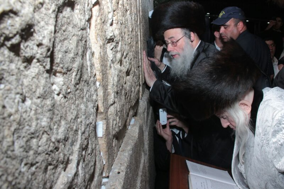 עמלי התורה בשמחת קבלת התורה בכותל המערבי • צפו