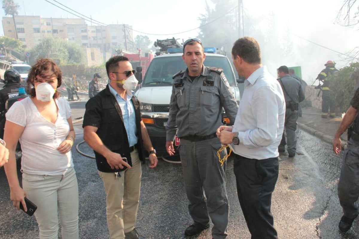 השריפה בירושלים: וידאו ותמונות