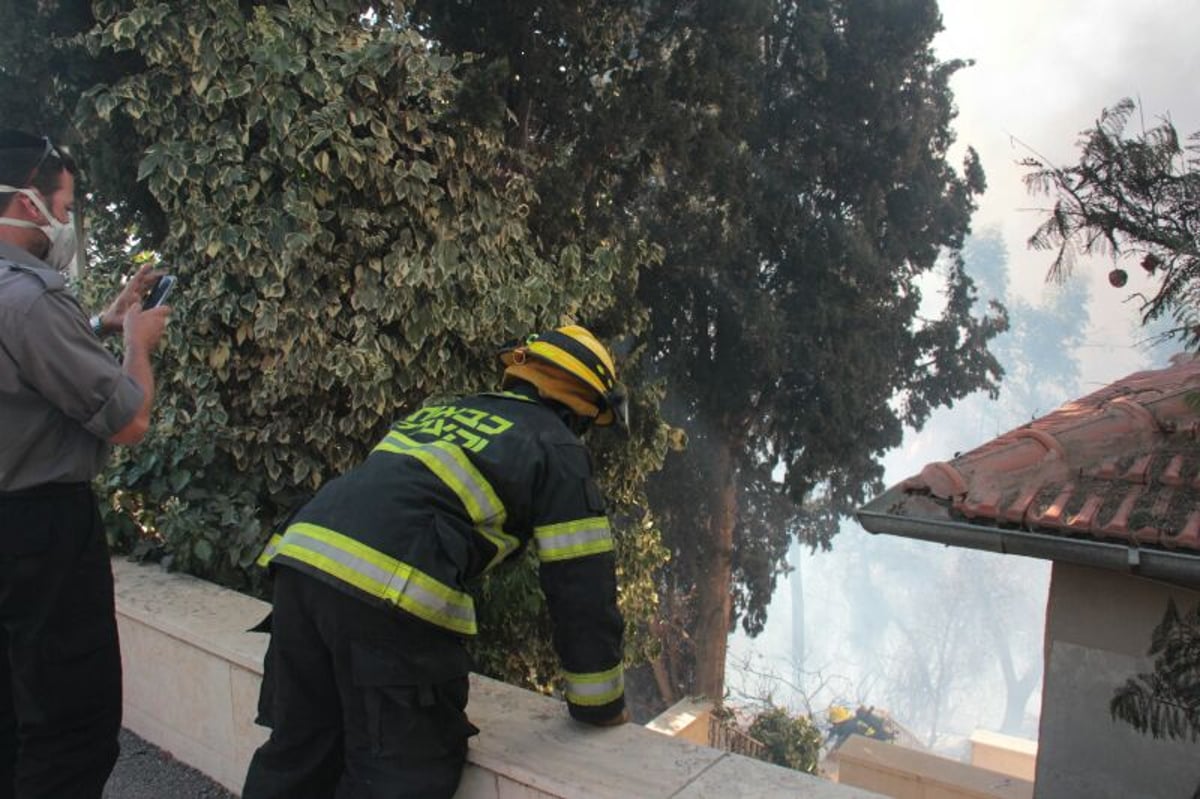 השריפה בירושלים: וידאו ותמונות