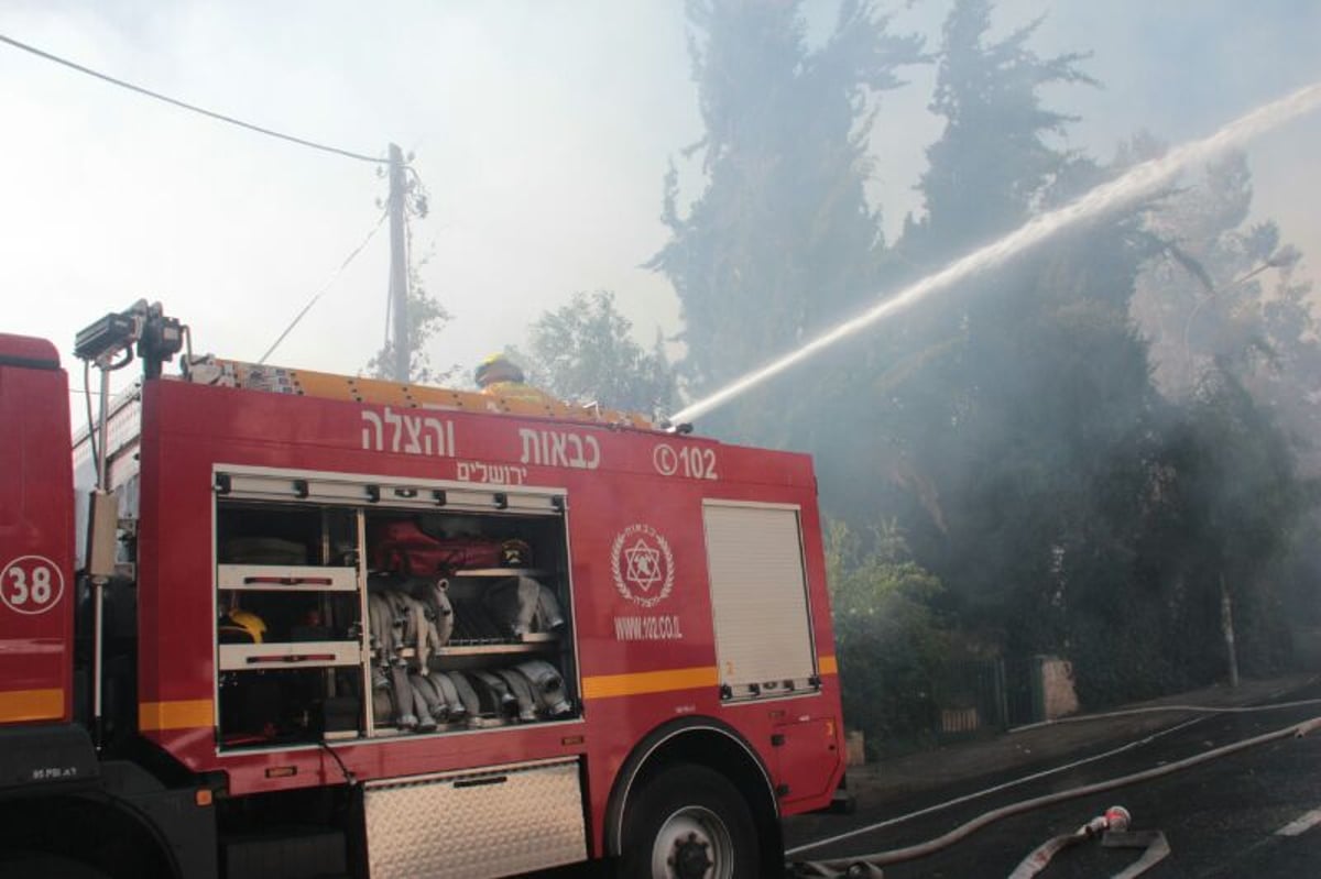 השריפה בירושלים: וידאו ותמונות