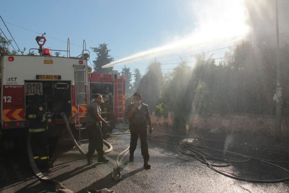 השריפה בירושלים: וידאו ותמונות