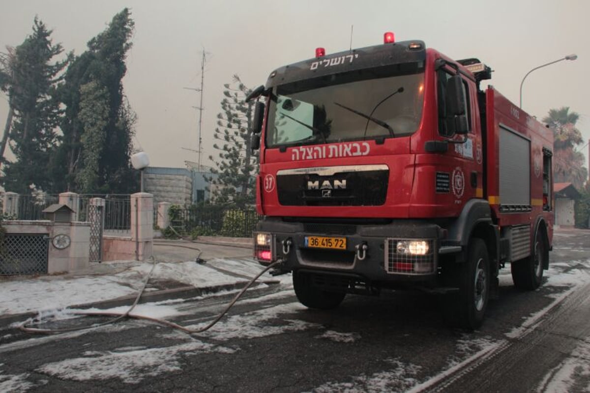 השריפה בירושלים: וידאו ותמונות