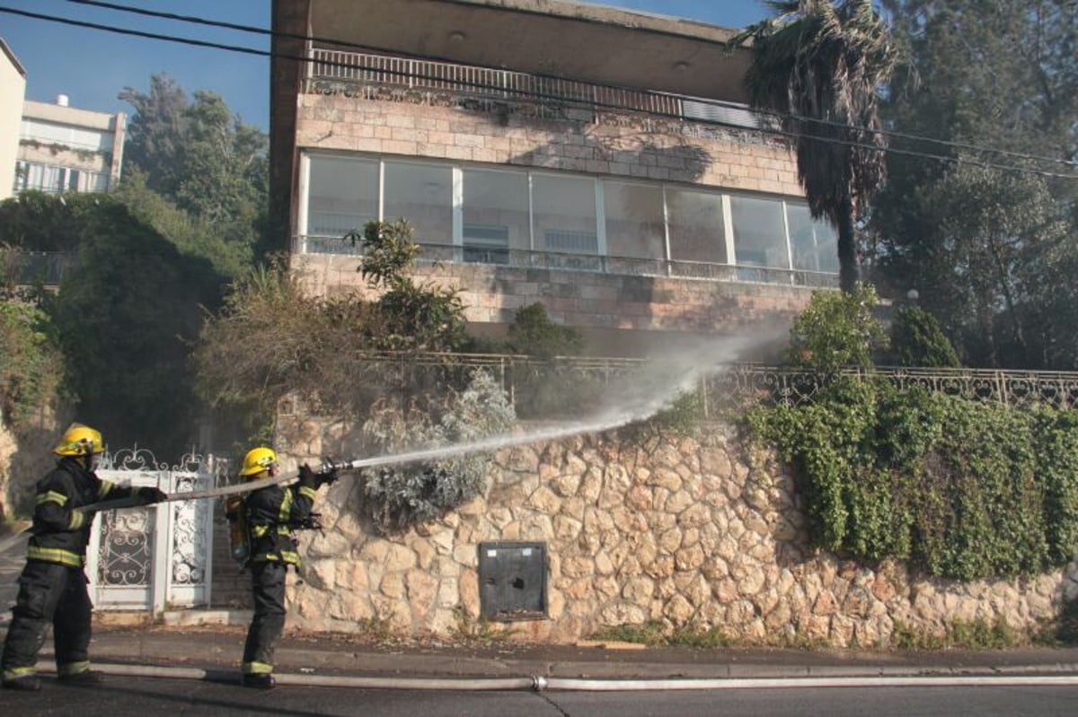 השריפה בירושלים: וידאו ותמונות