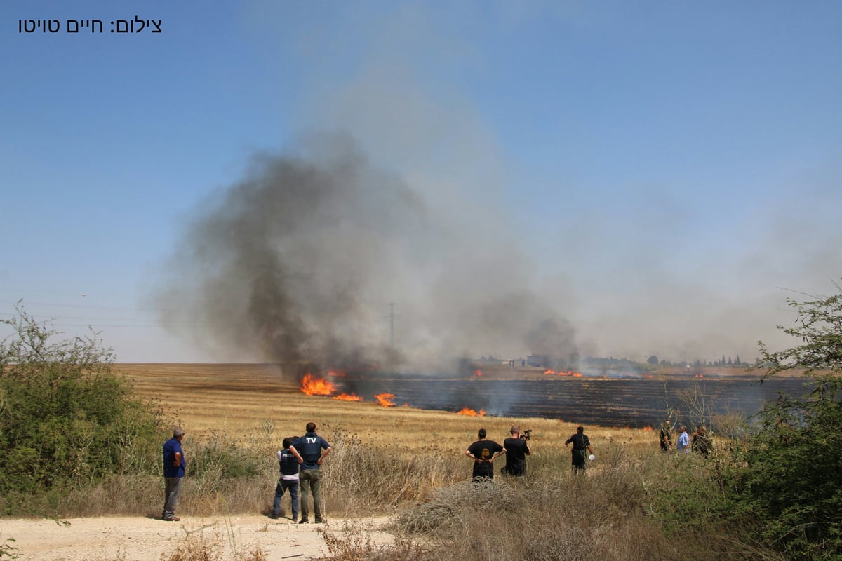 תיעוד: כך נראית נפילה בשטח פתוח