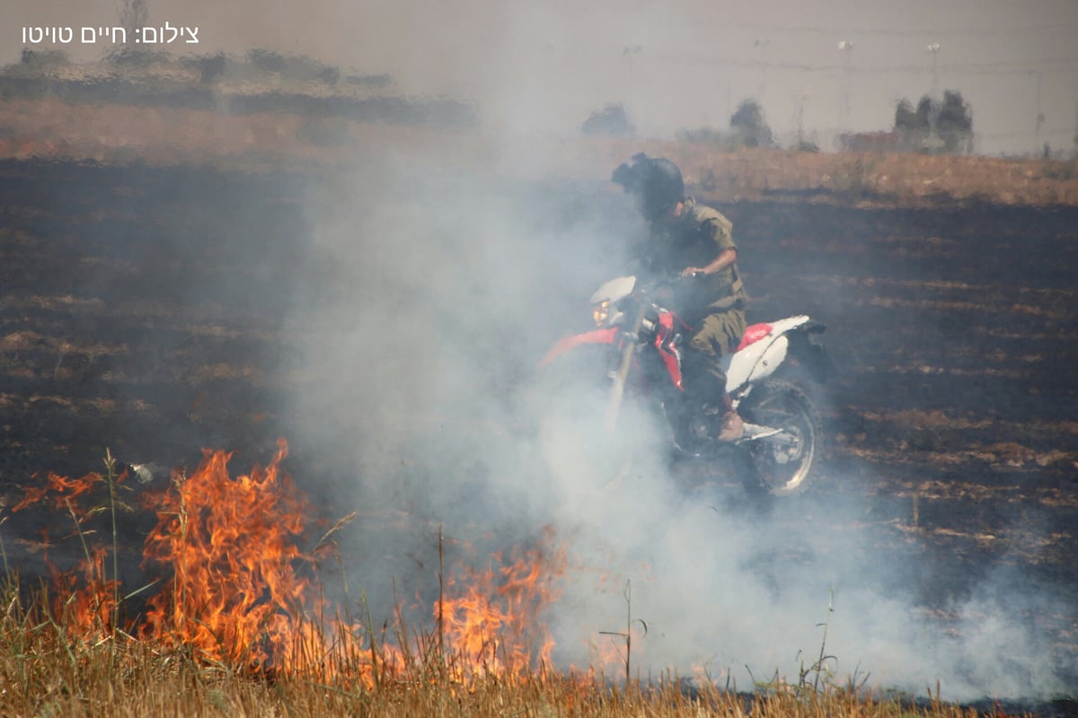 תיעוד: כך נראית נפילה בשטח פתוח