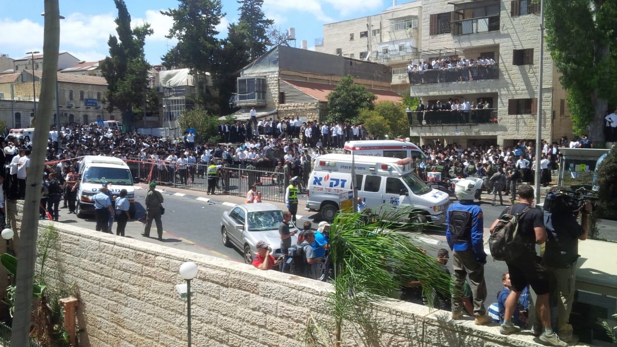 פיגוע טרקטור בירושלים: אברך חרדי נהרג וחמישה נפצעו קל