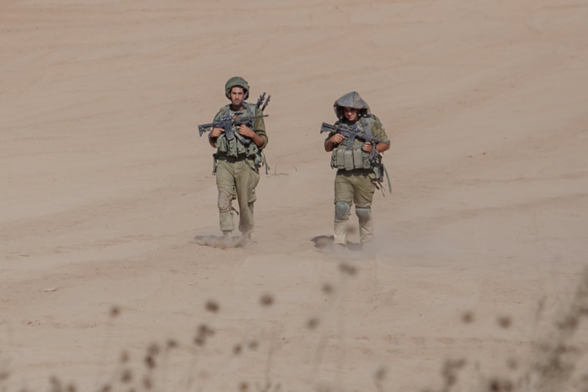 תמונות: לוחמי צה"ל יוצאים מעזה