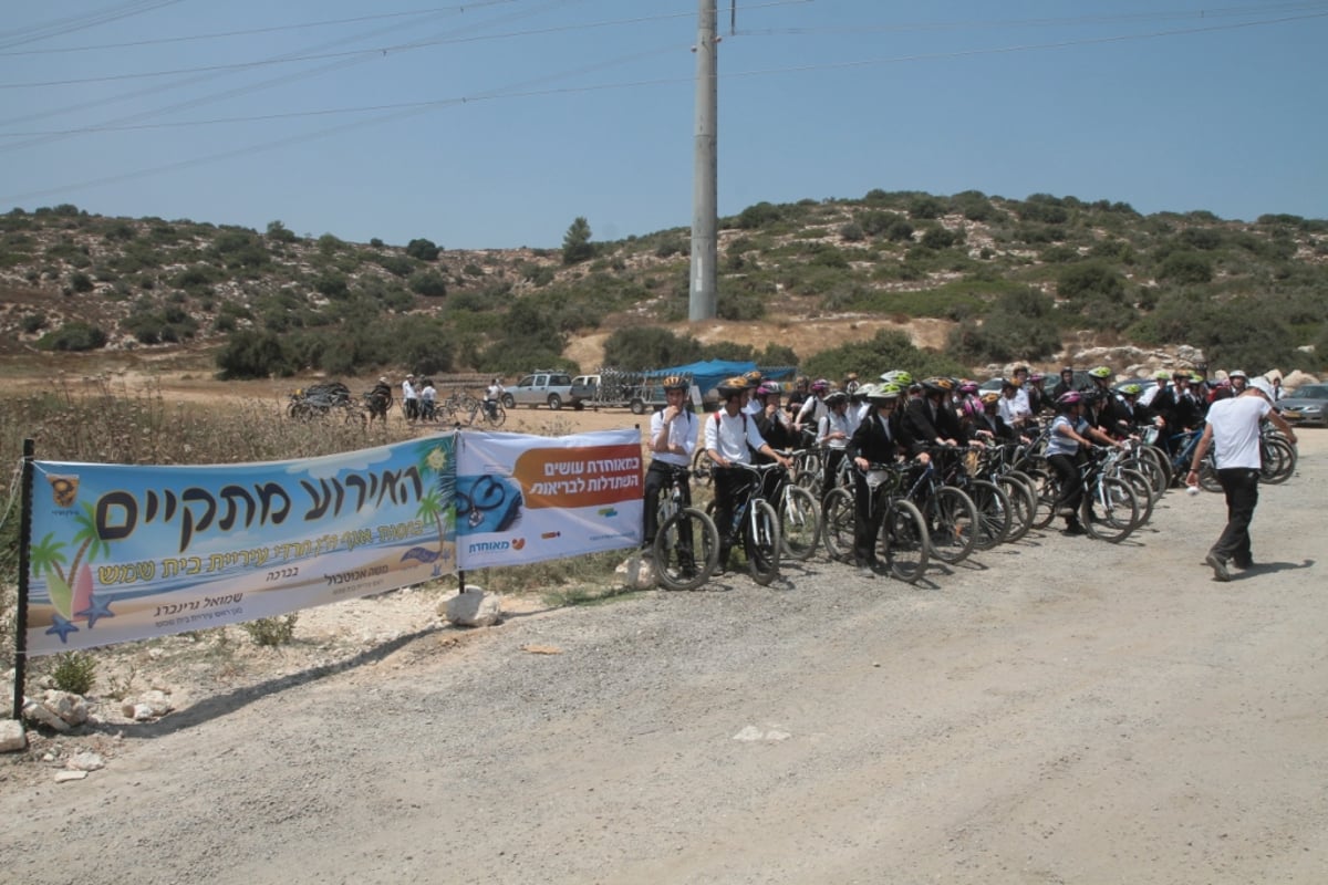 הטרנד בישיבות בית הזמנים: אופניים