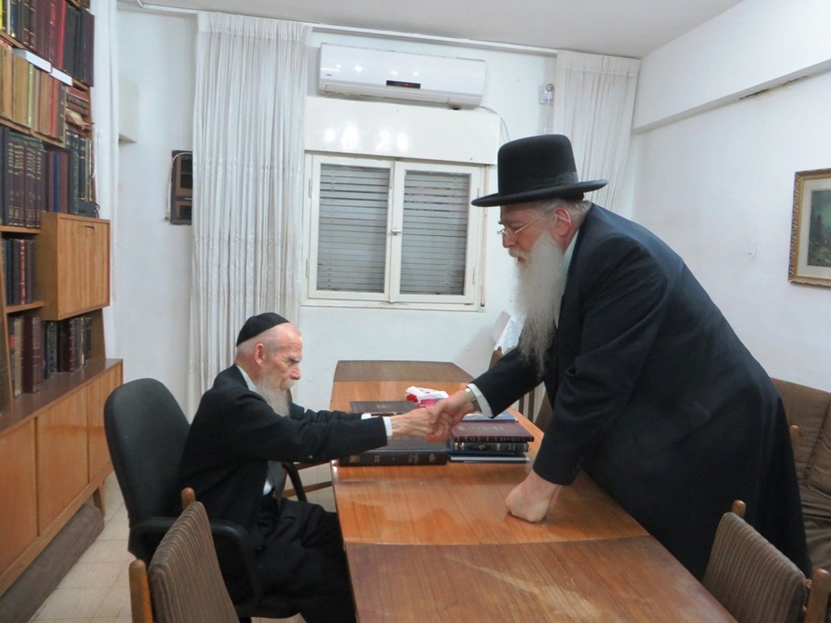 ח"כי אגודת ישראל ביקרו בבית ראש ישיבת פוניבז'