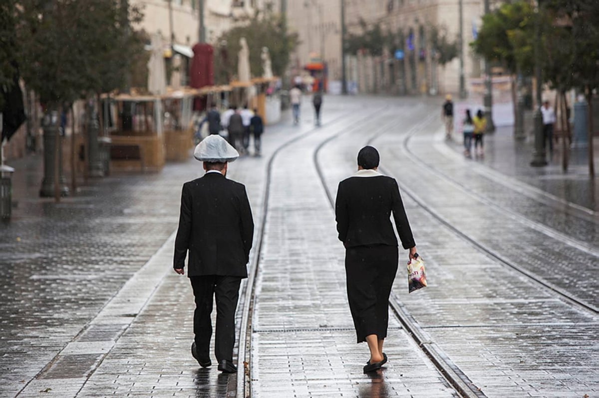 סוכות גשום בירושלים