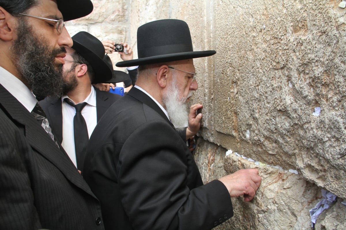 עם נשיא מועצת החכמים בסוכה • גלריה חגיגית