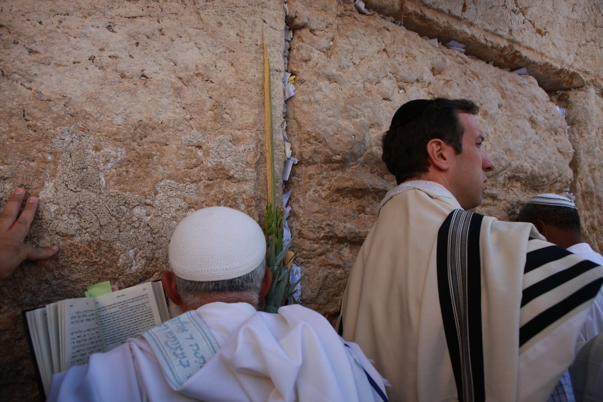 רבבות הגיעו למעמד ברכת כהנים בכותל • גלריית ענק