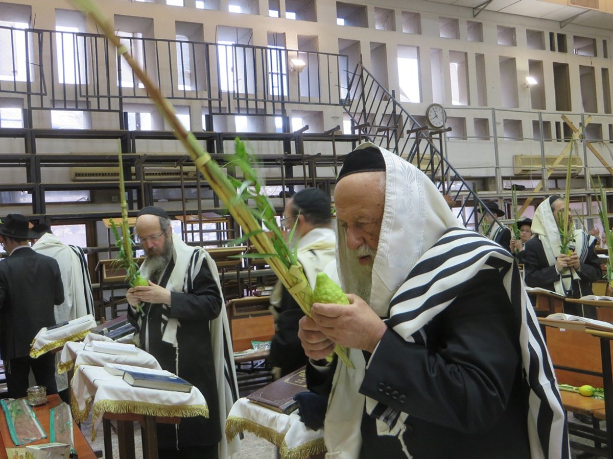 תיעוד ענק: חג הסוכות בישיבת פוניבז'