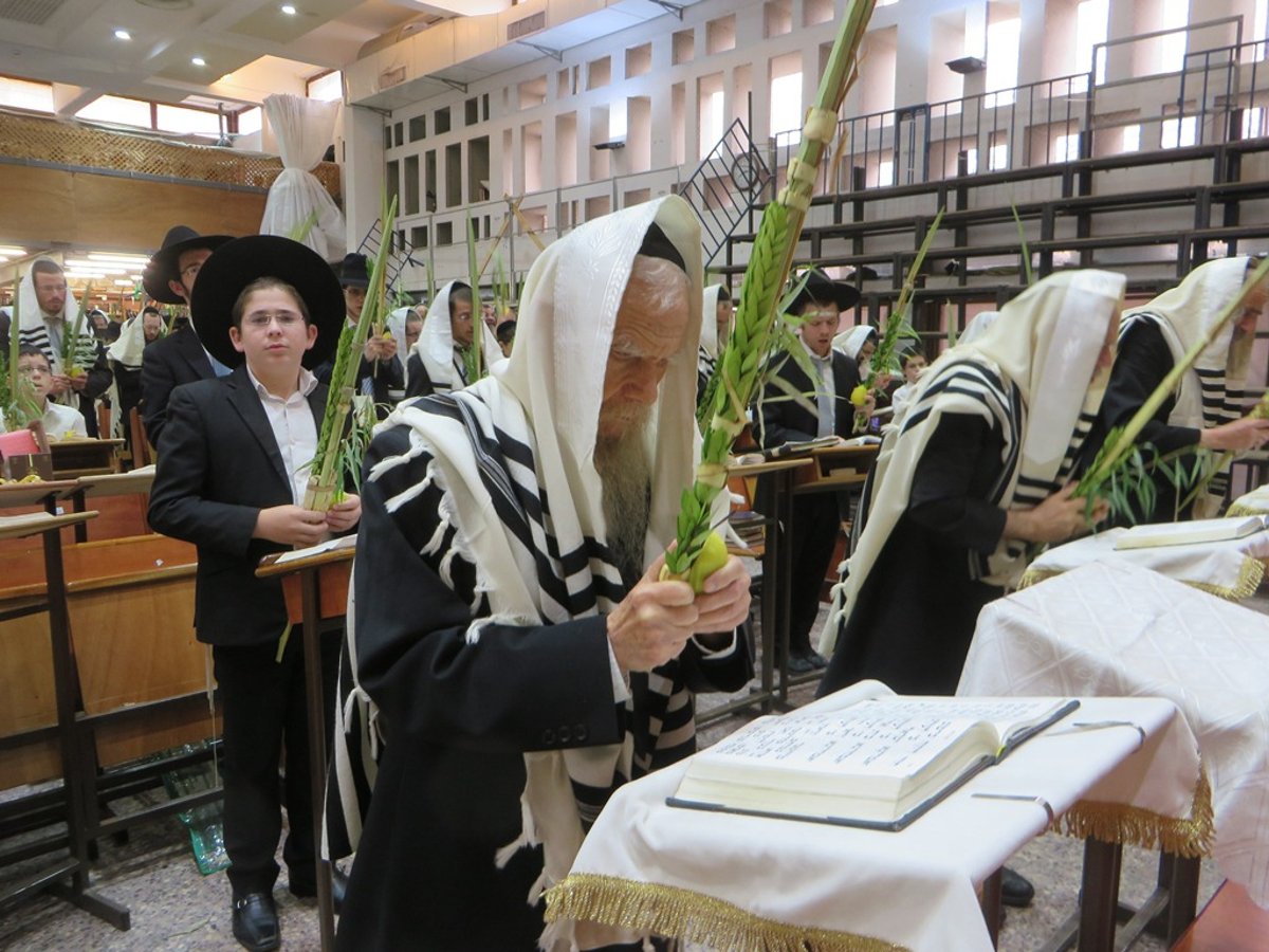 תיעוד ענק: חג הסוכות בישיבת פוניבז'