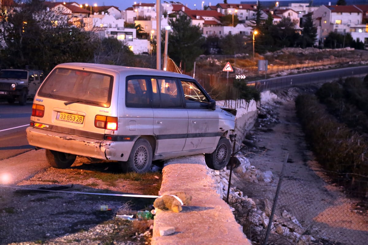 צפו: זירת פיגוע הדקירה בגוש עציון