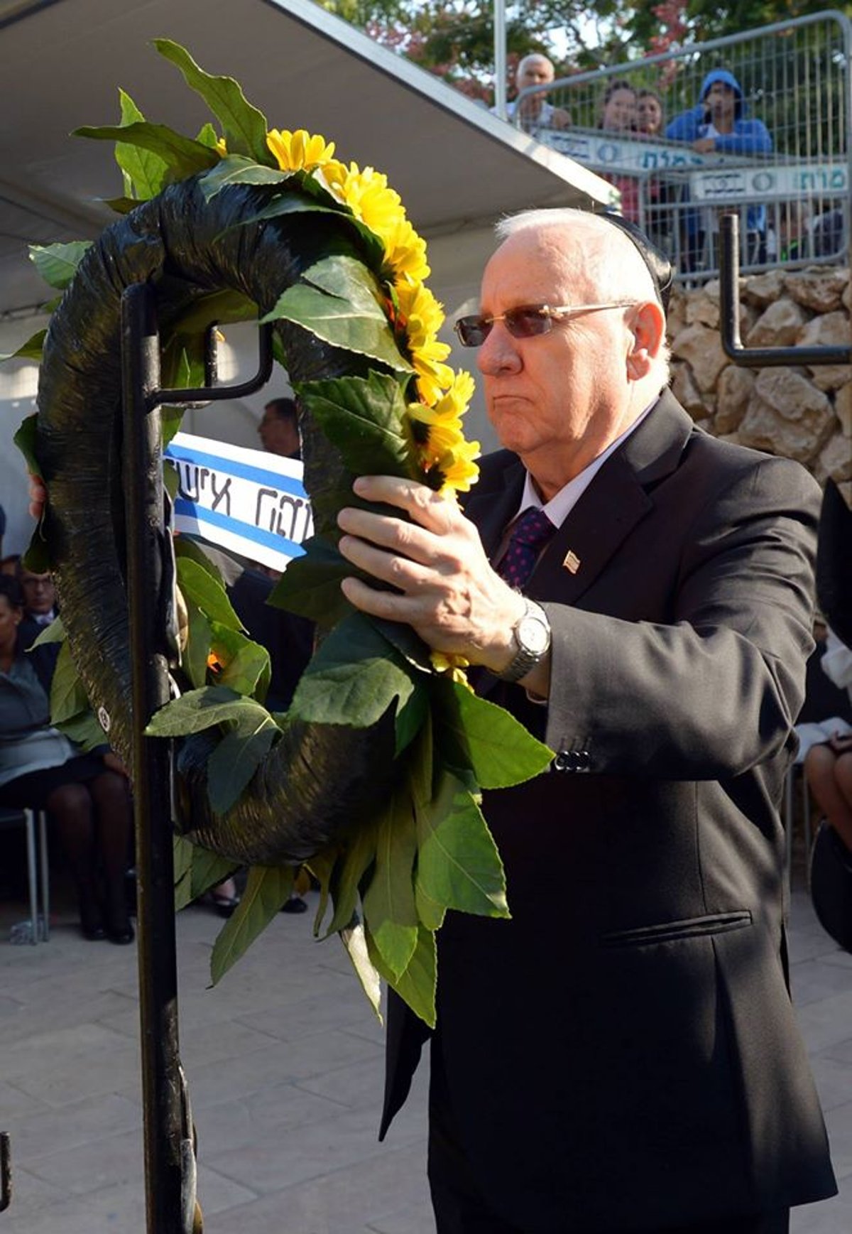 בטקס האזכרה הממלכתי לזכרו של רחבעם זאבי ז"ל.