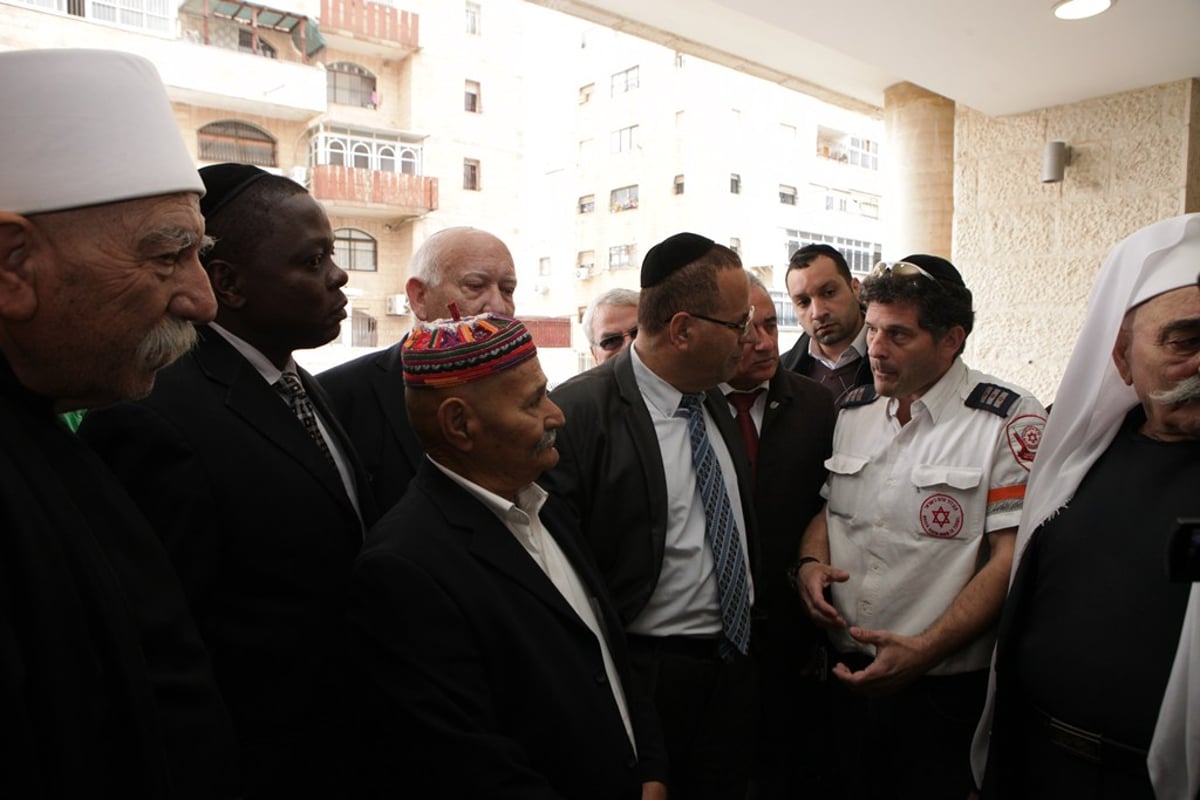 ראשי העדה הדרוזית ביקרו בבית הכנסת "קהילת בני תורה"