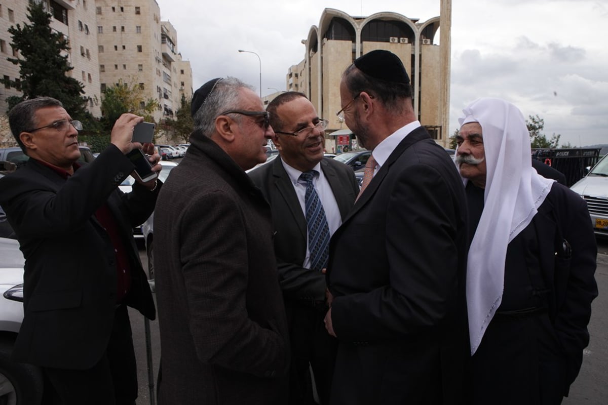 ראשי העדה הדרוזית ביקרו בבית הכנסת "קהילת בני תורה"