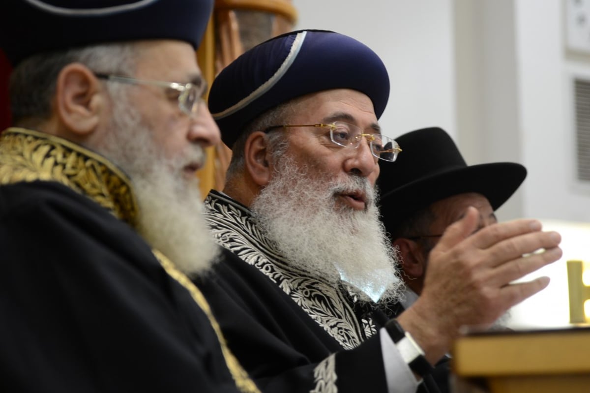תיעוד ענק: הראשונים לציון הגר"י יוסף והגר"ש עמאר בשיעור משותף