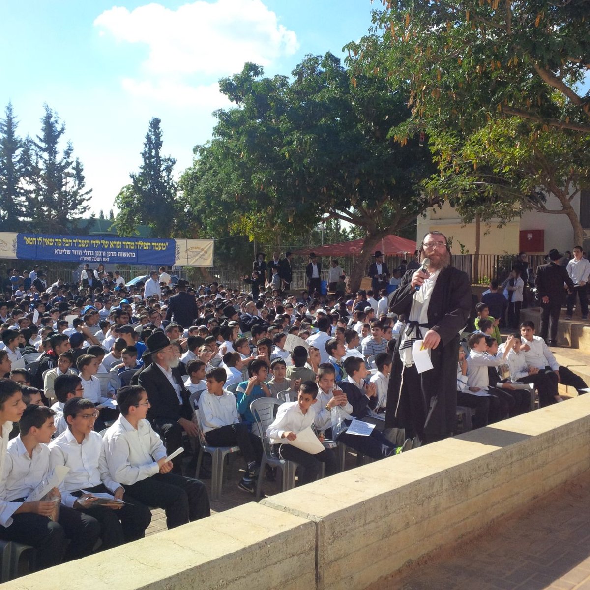 תיעוד: מעמד תפילה מיוחד עבור קרן ההסעות של החינוך העצמאי